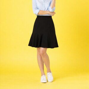 Vtg Lauren Ralph Lauren womens wool skirt Sz 10 black workwear professional prep